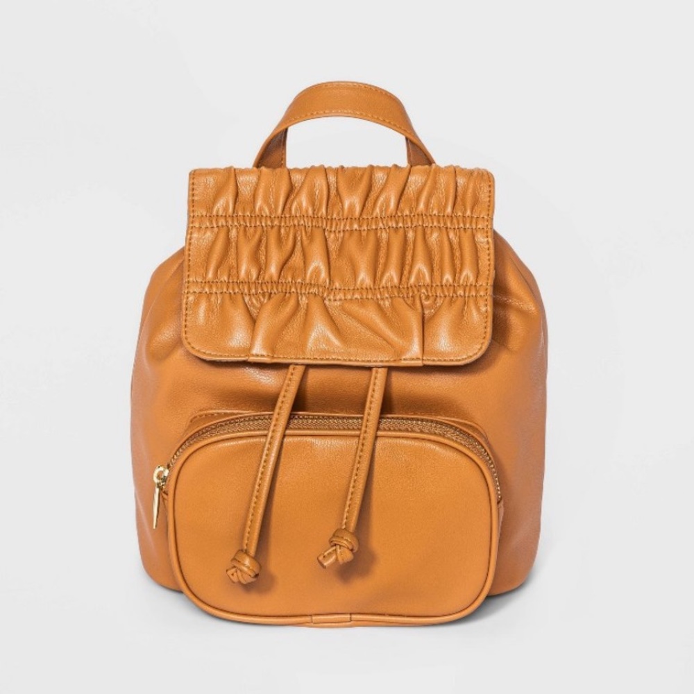 Wild Fable Mini Flap Backpack Tan - Picture 2 of 9
